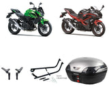 S48 Astra Silver Topbox Kit NINJA 500 & Z 500 24-25 - K123S48BPSIL