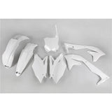 #UFO KAWASAKI KX450F 2018 PLASTICS KIT (WHT) (WILL BECOME KAKIT226FE047)