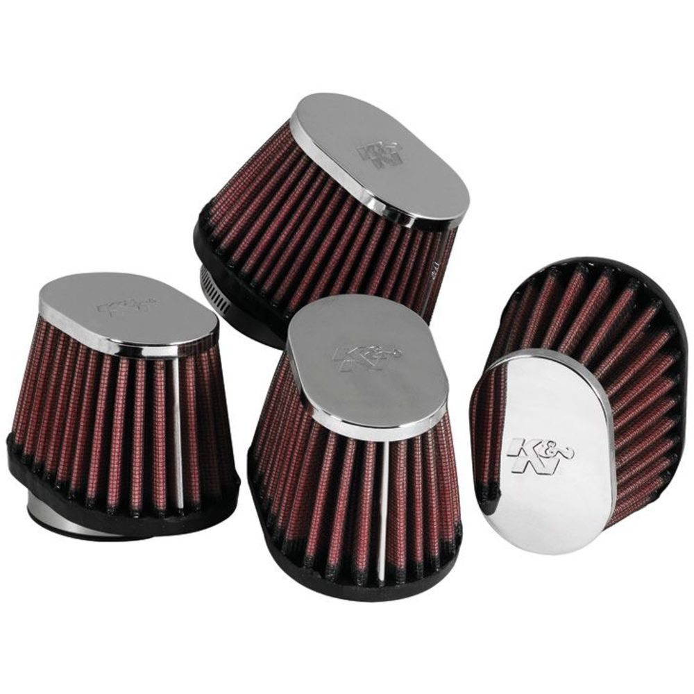 K&N Filter - Universal Clamp-On Air Filter Inc 4 filters