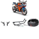 V36 Wizard Black Topbox Kit KTM RC 390 22-23 - KT024V36BPBLK
