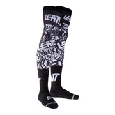Leatt 2025 Knee Brace Socks - Black / White