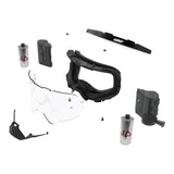 Leatt 5.5 Velocity Goggle Roll-Off - Stealth / Yellow 70%