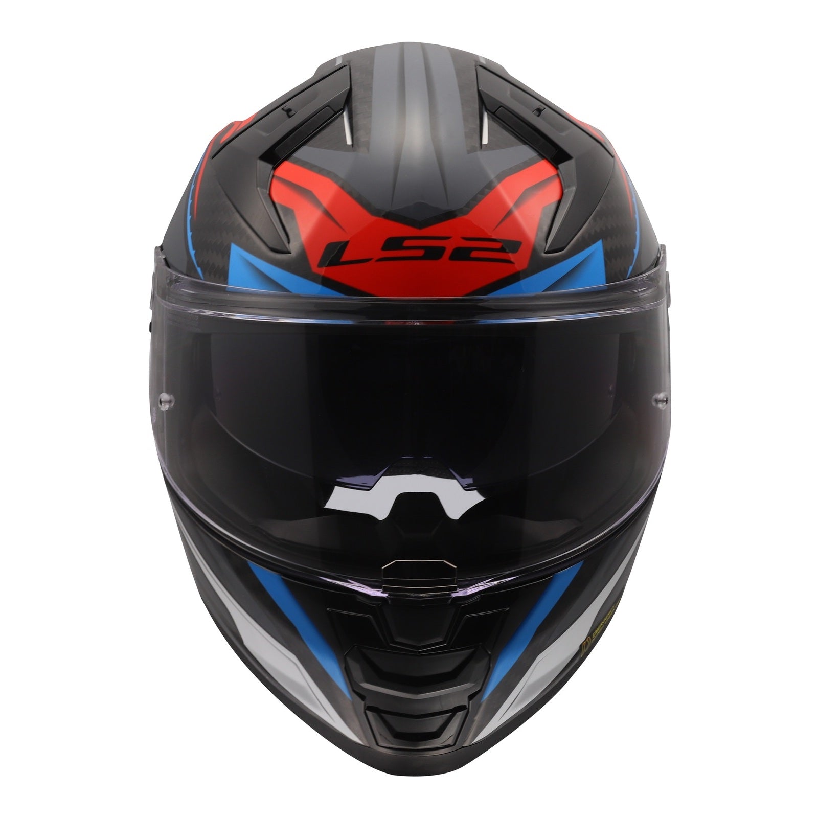LS2 FF811 Vector II Carbon Savage Helmet - Blue / Red