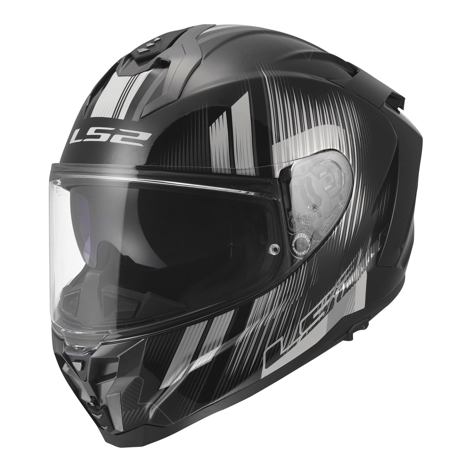 LS2 FF817 Challenger II Nitro Helmet - Black / Grey