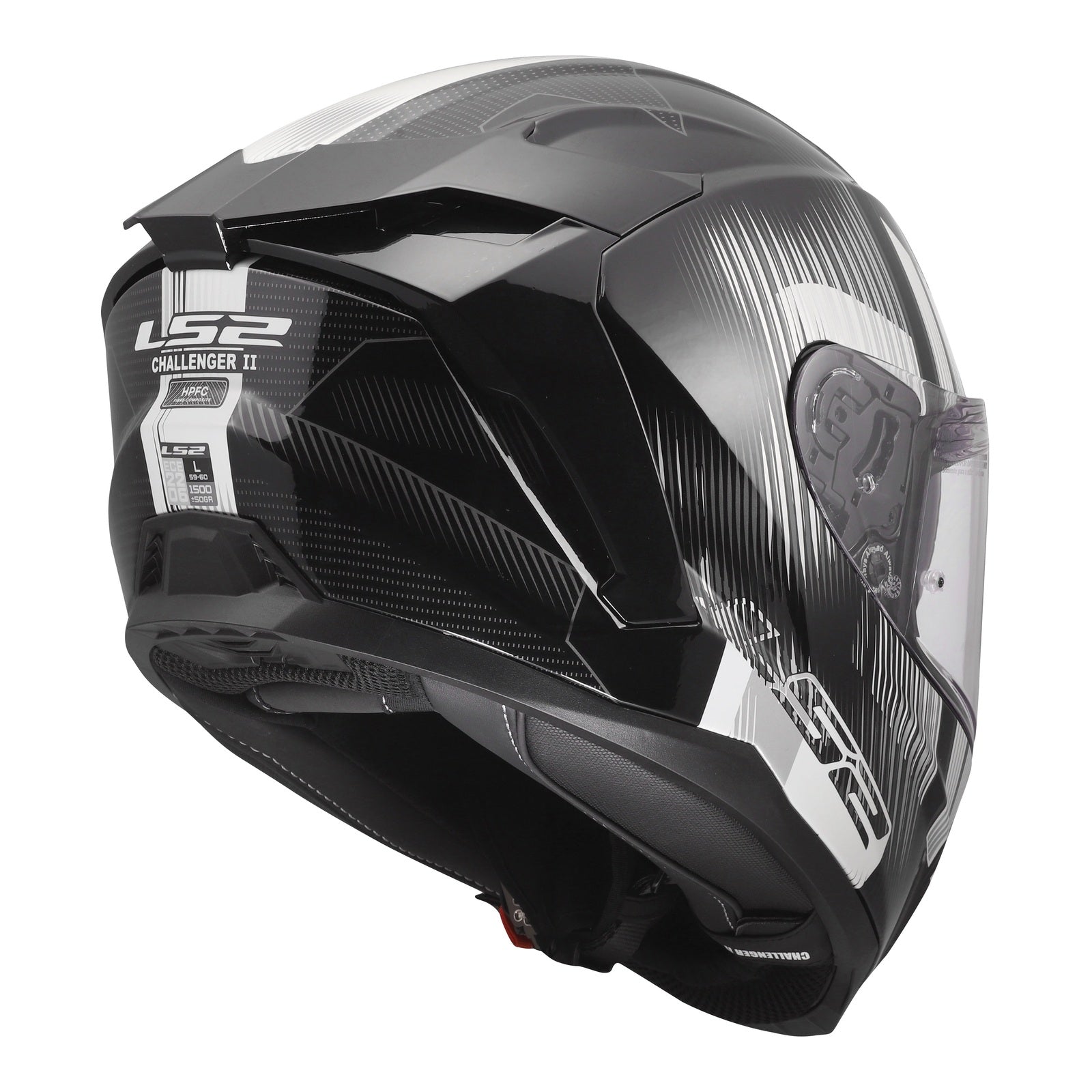 LS2 FF817 Challenger II Nitro Helmet - Black / Grey