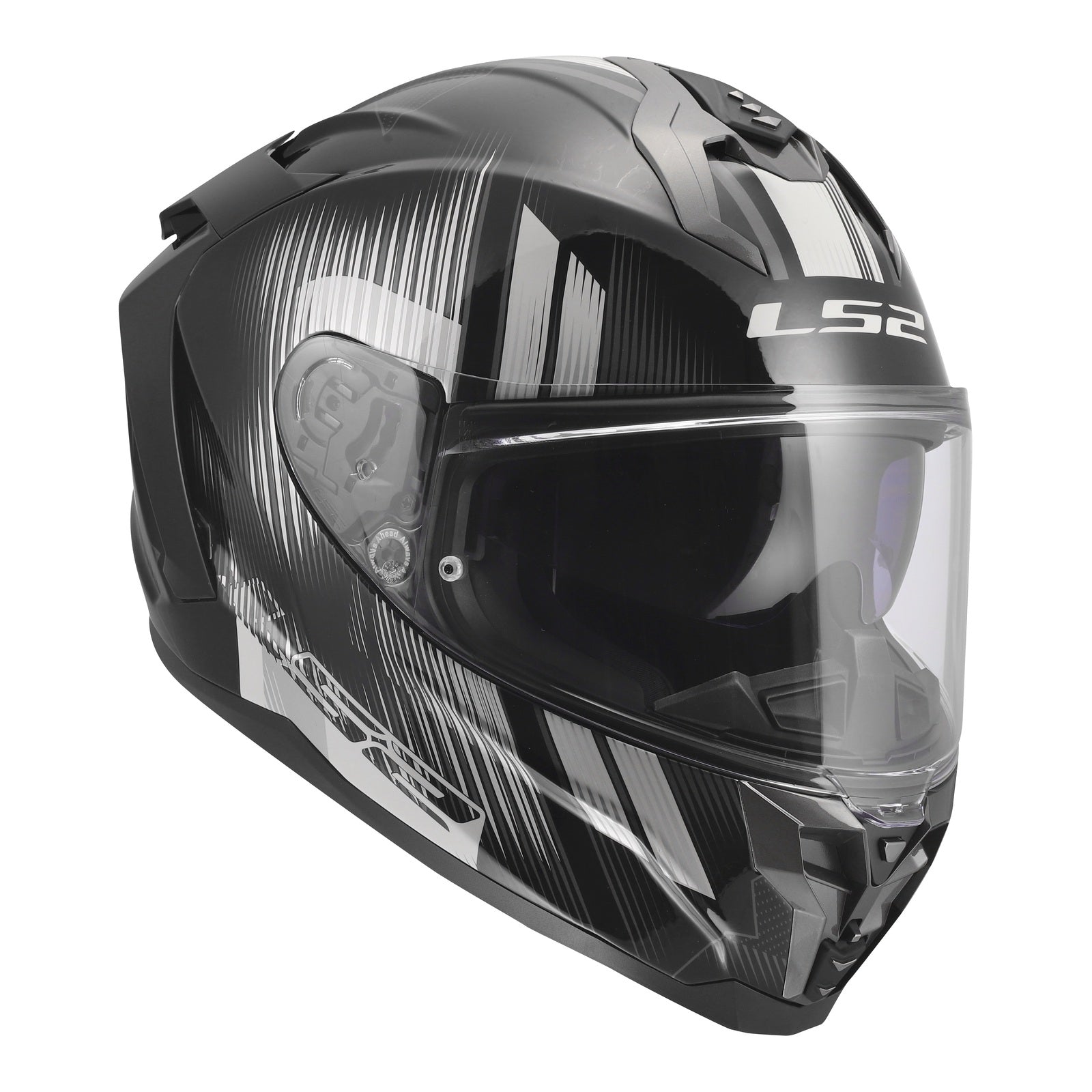 LS2 FF817 Challenger II Nitro Helmet - Black / Grey