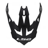 LS2 MX700 Helmet Peak - Matte Black