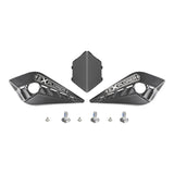 MX701 Carbon Cover Side Screw Peak Matt Black