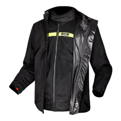 LS2 Riva Men's Jacket - Black / Dark Grey / Red