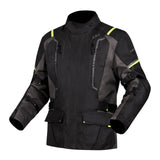 LS2 Narvik Men's Jacket - Grey / Black / Hi-Vis Yellow