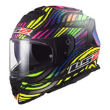 LS2 FF800 Storm II Power - Matte Black / Rainbow 06