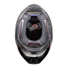 LS2 FF807 Dragon Carbon Helmet - Matte Carbon 06