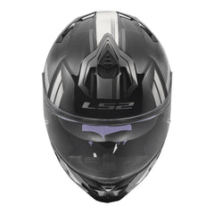 LS2 FF817 Challenger II Nitro Helmet - Black / Grey