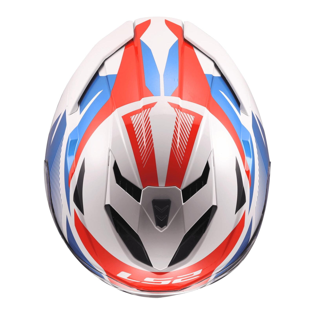 LS2 FF818 Storm III Komai Helmet - Whites / Blue / Red