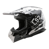 LS2 MX706 COZ Hyde Helmet - Black / White 06