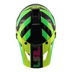 LS2 MX706J COZ Chromatic Junior Helmet - Black / Hi-Vis Pink