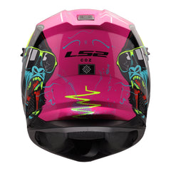 LS2 MX706J COZ Gorilla Junior Helmet - Gloss Purple