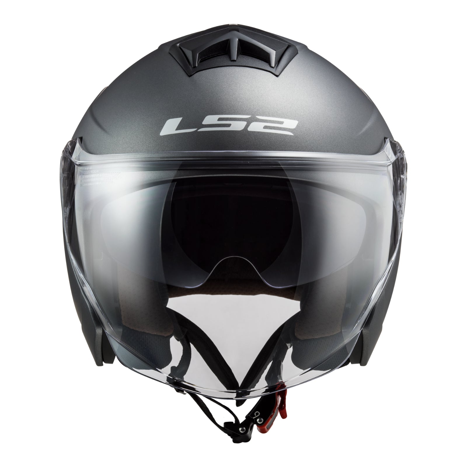 LS2 OF573 Twister II Single Mono Helmet - Matte Titanium