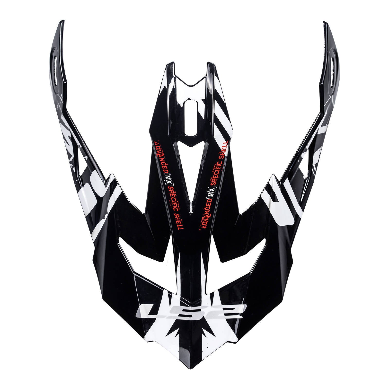 LS2 MX470 Subverter Peak - Emperor Black/White/Red