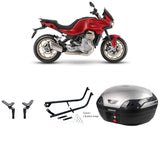 S48 Astra Silver Topbox Kit MOTO GUZZI V100 MANDELLO 22-23 - M020S48BPSIL
