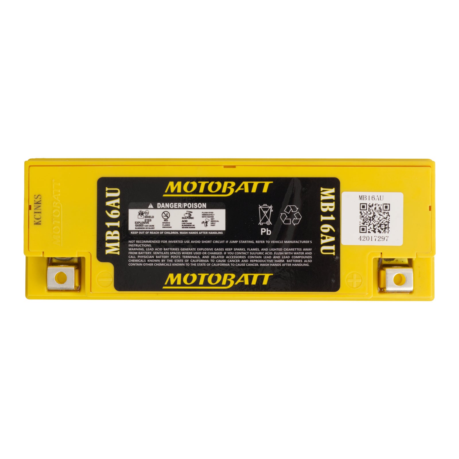 Motobatt Battery Quadflex AGM - MB16AU