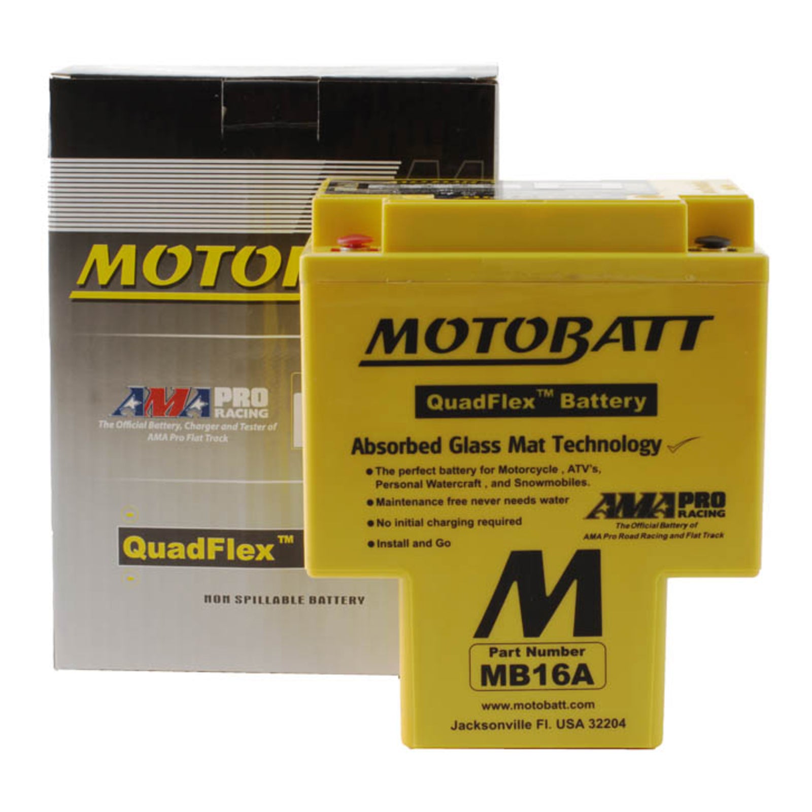 Motobatt Battery Quadflex AGM - MB16A