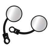 Whites Mirror Pair Universal Folding Enduro 7/8 Black