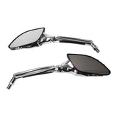 Whites Mirror Universal Skeleton Hand Chrome/Black 10mm (Pair)