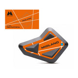 Midland Intercom Cover Orange Racing - BT Mini