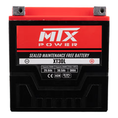 MTX Power XT30L 12V AGM Battery