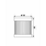 MIW OILFILTER P5005 (HF181) APRILIA/PIAGGIO