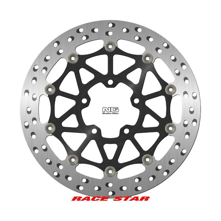 NG Premium Floating Heat Treated Racing Rotor RACE STAR - ZG SERIES (ZX-10RR & SE NG1641) - NG1919ZG
