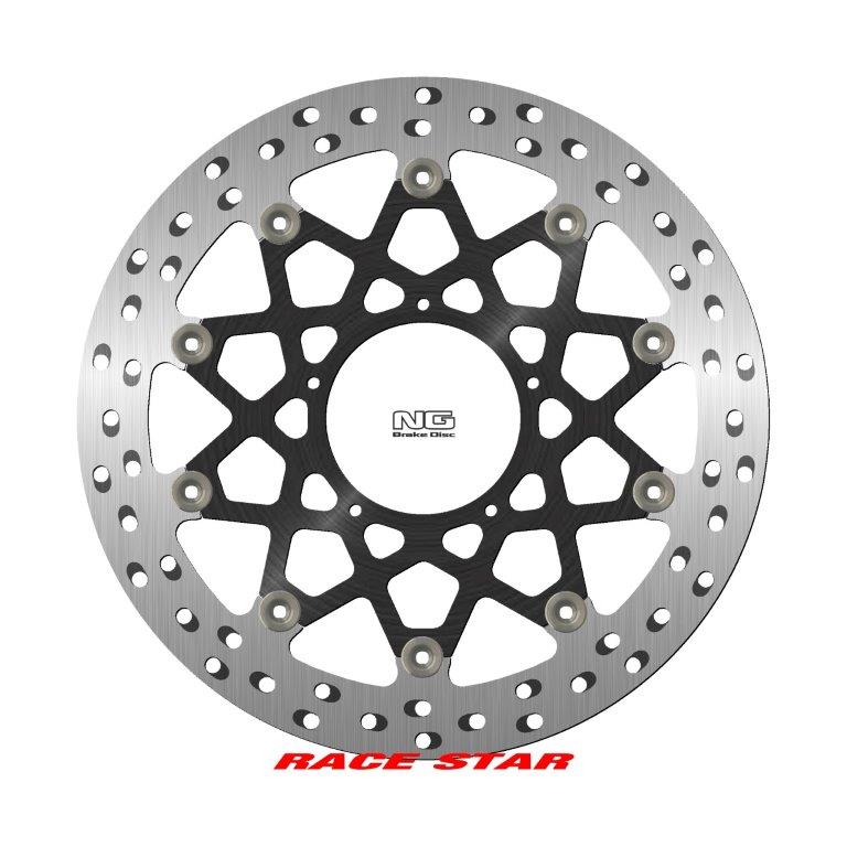 NG Premium Floating Heat Treated Racing Rotor RACE STAR - ZG SERIES - NG1933ZG