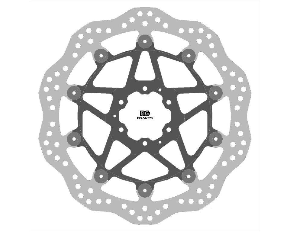 NG Brakes Premium Alloy Center Rotor Wave Type - NG2208XG