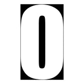 Whites Race Number - White #0 (10 Pack)