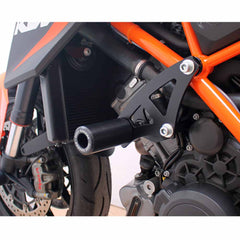 OGGY KNOBBS 1290 SUPER DUKE R 14-19 (Black Knobbs; Steel Brackets) - OK358ST