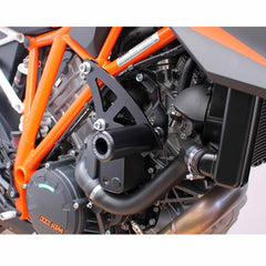 OGGY KNOBBS 1290 SUPER DUKE R 14-19 (Black Knobbs; Steel Brackets) - OK358ST