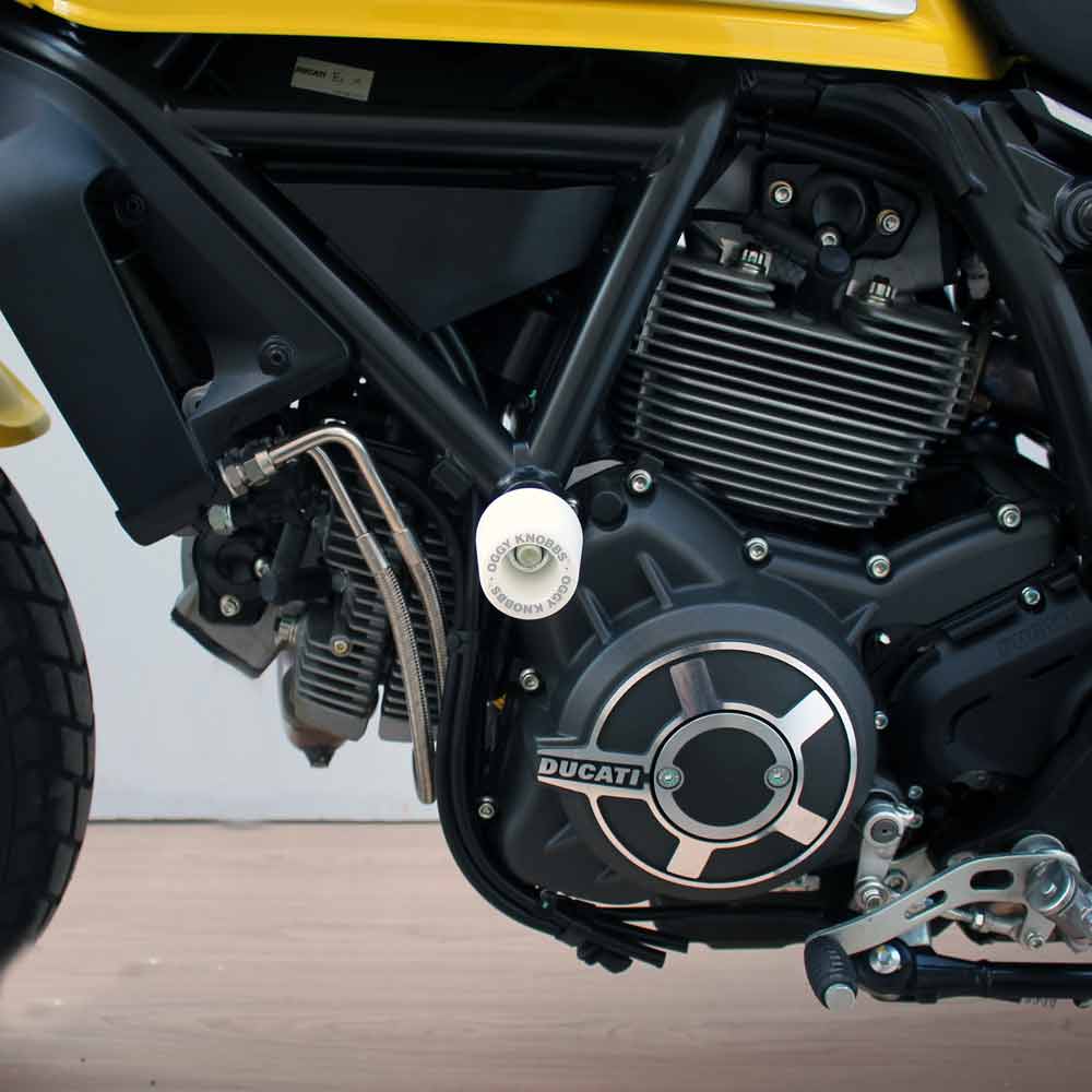 OGGY KNOBBS 800 SCRAMBLER (ALL) 15-19 (White Knobbs) - OK413