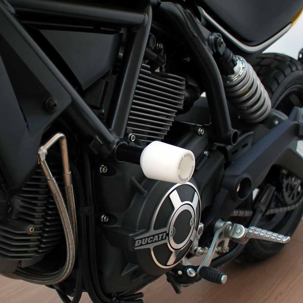 OGGY KNOBBS 800 SCRAMBLER (ALL) 15-19 (White Knobbs) - OK413