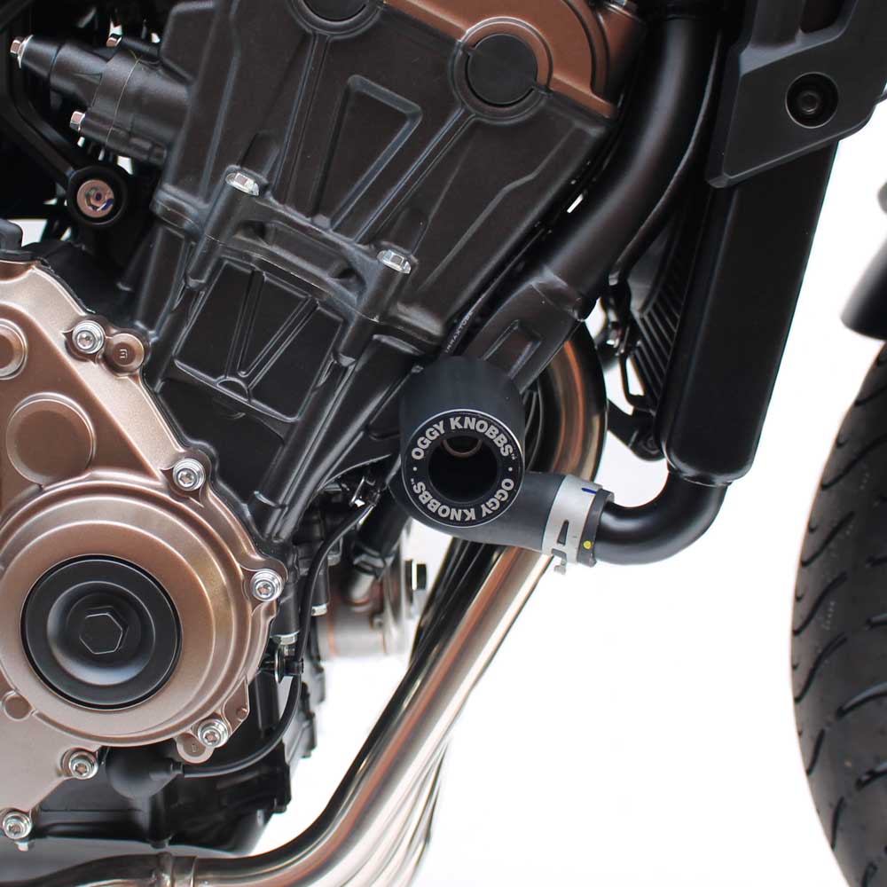 OGGY KNOBBS CB 650 R 19-25 (NON E-CLUTCH) (Black Knobbs) - OK558