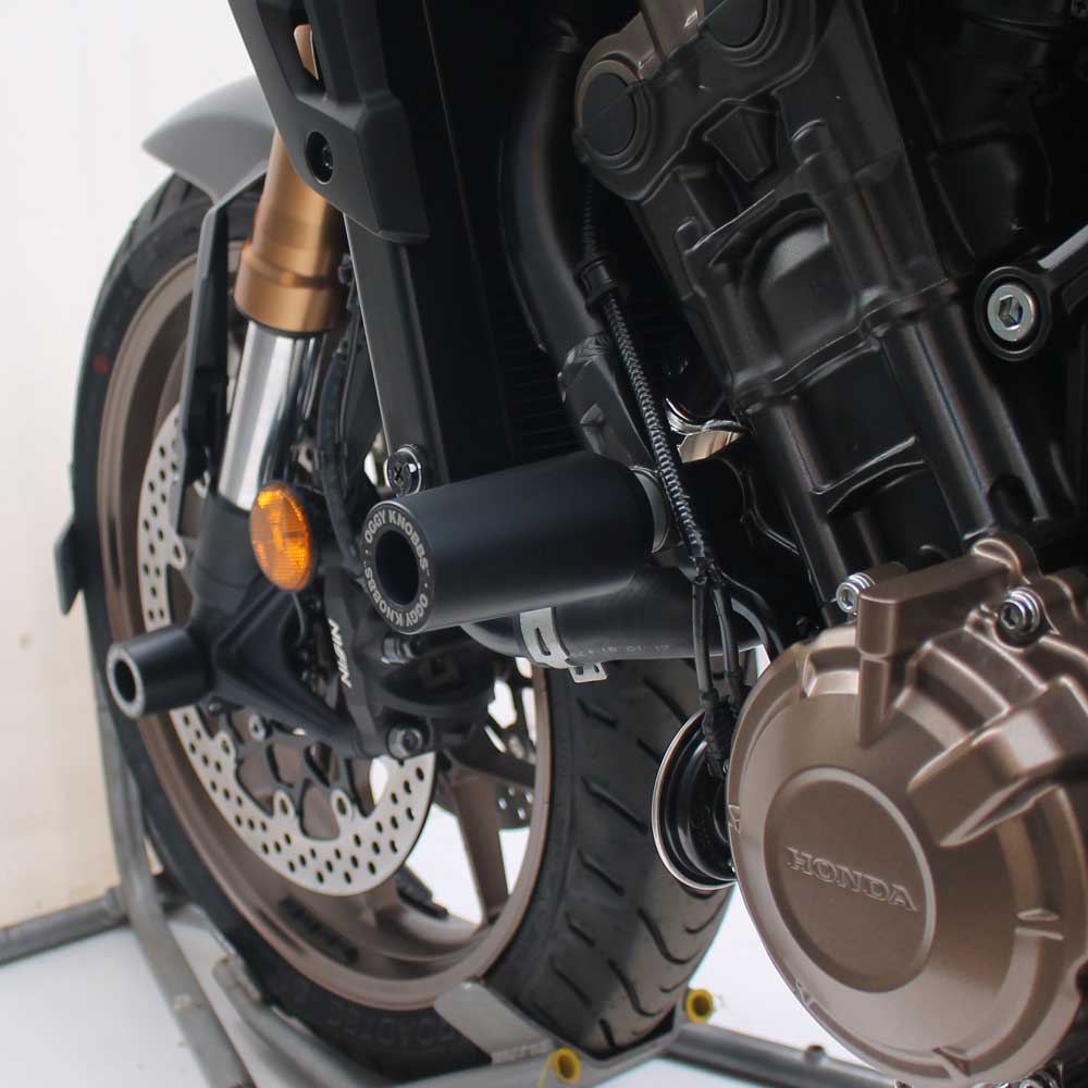 OGGY KNOBBS CB 650 R 19-25 (NON E-CLUTCH) (Black Knobbs) - OK558