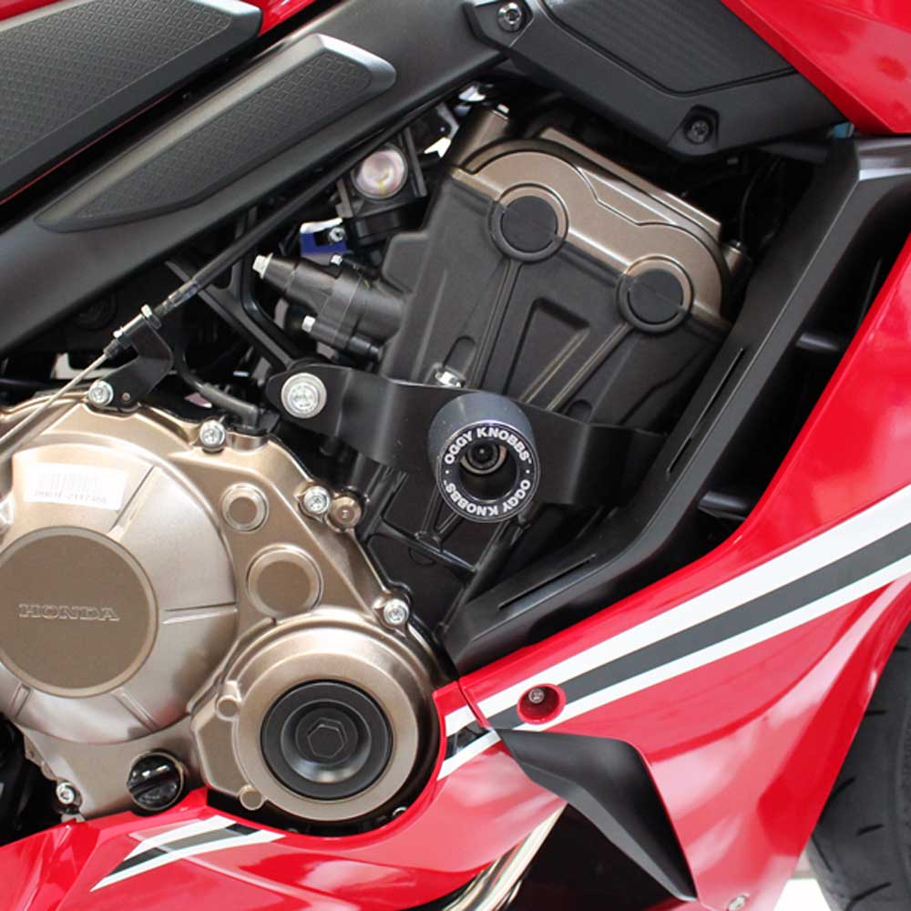 OGGY KNOBBS CBR 650 R 19-23 (Black Knobbs) - OK566