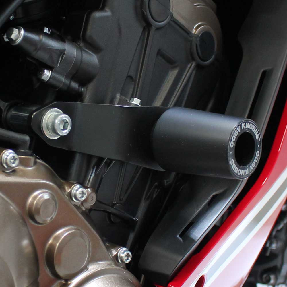 OGGY KNOBBS CBR 650 R 19-23 (Black Knobbs) - OK566