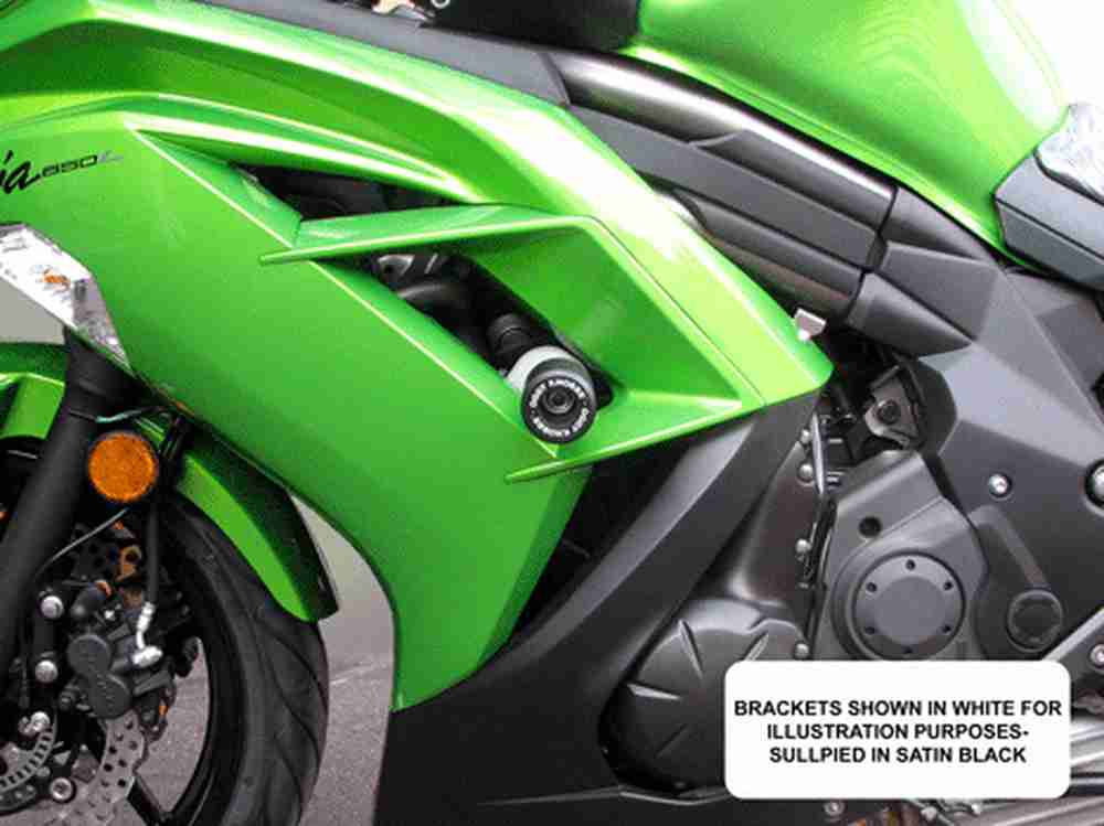 OGGY KNOBBS NINJA 650 12-16 (Black Knobbs) - OK624