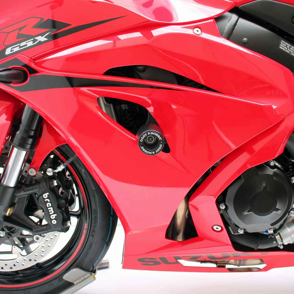 OGGY KNOBBS GSX-R 1000 & GSX-R 1000R 17-25 (Black Knobbs) - OK764