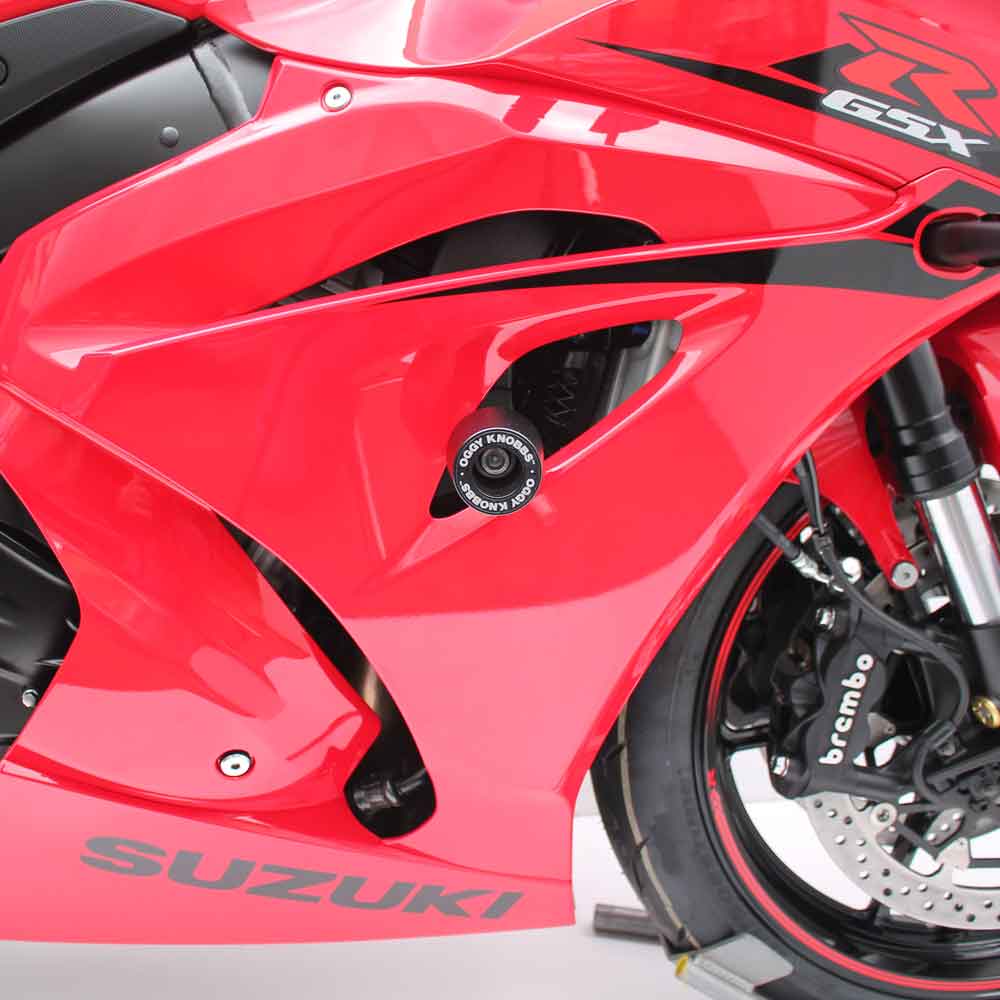 OGGY KNOBBS GSX-R 1000 & GSX-R 1000R 17-25 (Black Knobbs) - OK764