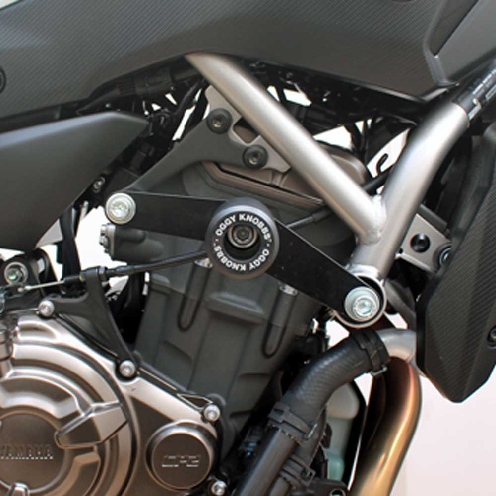 FULL PROTECTION KIT MT-07 14-24 & XSR 700 16-25 (Black Knobbs with Steel Bracket) - OK834FPK-ST
