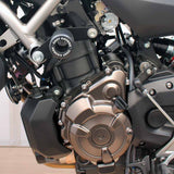 OGGY KNOBBS MT-07, TRACER 7 & 700, XSR 700 14-25 (Black Knobbs, Brackets, Case Saver) - OK834STCS