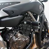 OGGY KNOBBS MT-07, TRACER 7 & 700, XSR 700 14-25 (Black Knobbs; Steel Brackets) - OK834ST