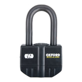 Oxford Boss Alarm 16mm Padlock - Black (Unpackaged)
